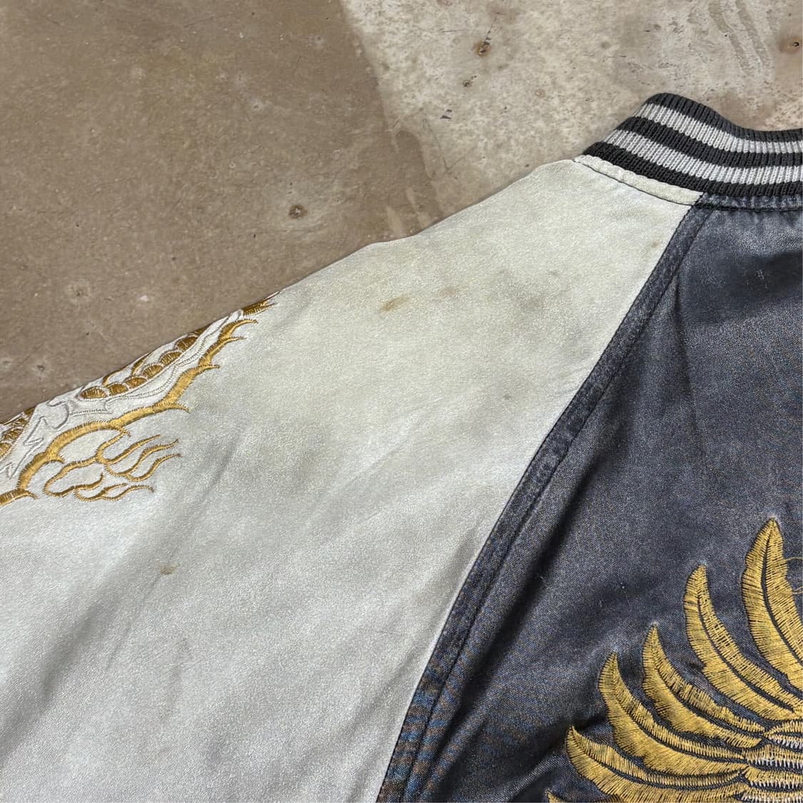 L vtg 80-90’s 일본 요코스카 용자수 스카쟌 상품이미지9