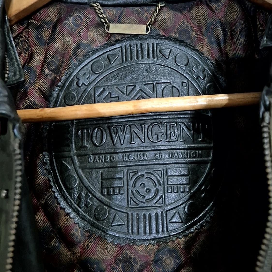 TownGent 가죽 봄버 자켓 상품이미지5