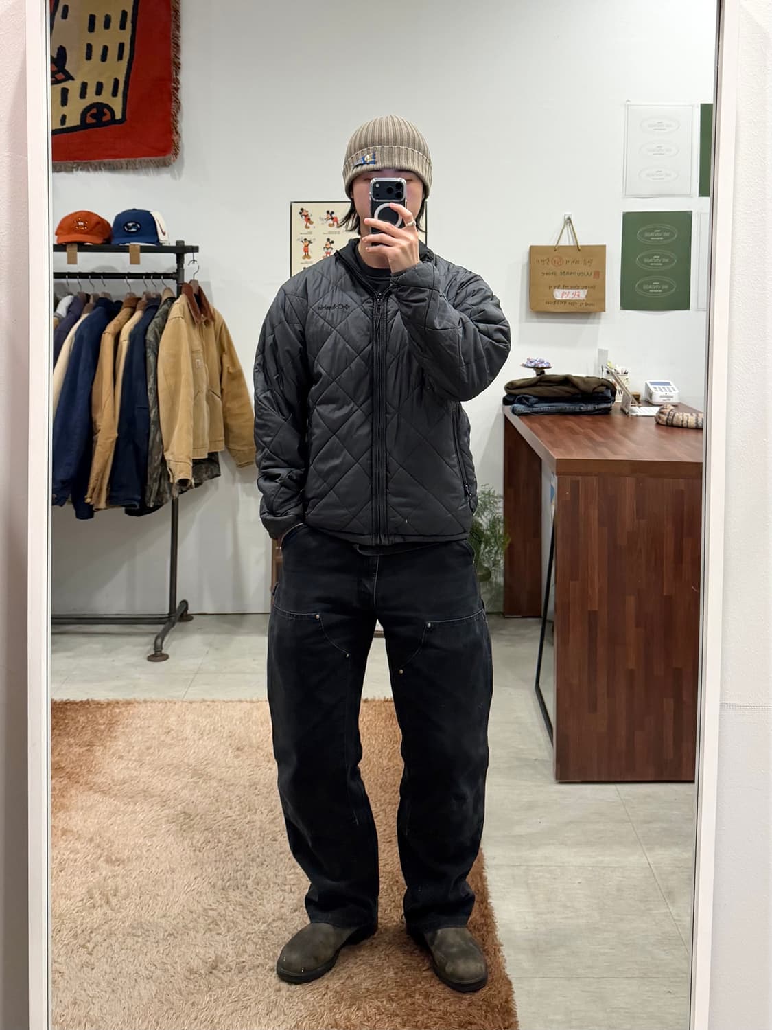 Columbia 컬럼비아 립스탑 리버서블 프리마로프트 라이트 패딩 상품이미지2