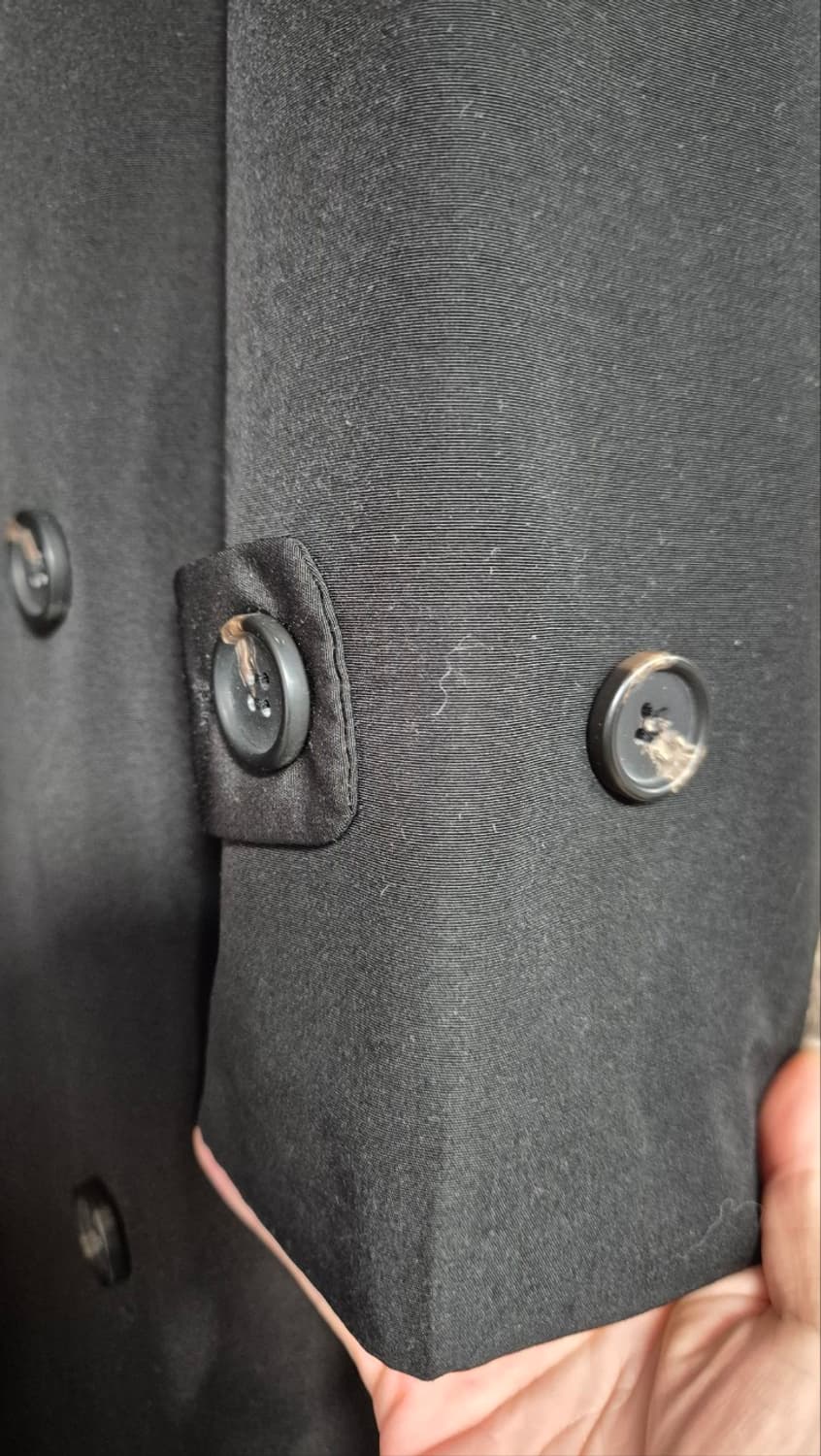 SCENT 블랙 더블 남자 트렌치롱 코트  상품이미지2