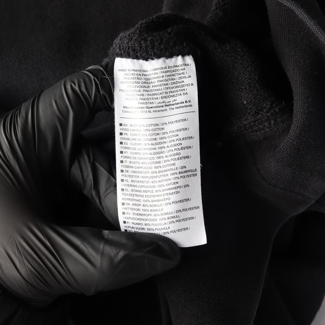 나이키 스우시 자수 로고 블랙 맨투맨 M 상품이미지6