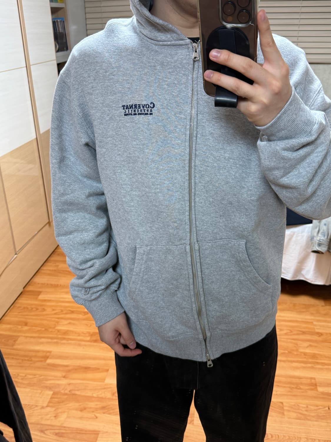 커버낫 후드집업 L사이즈 (투웨이지퍼) 상품이미지5