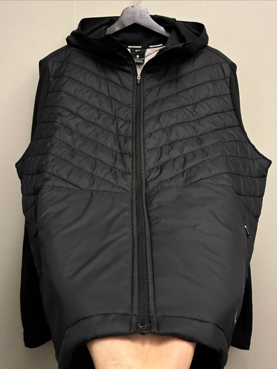 (L~XL)나이키 에어로레이어 러닝 후드 경량패딩 자켓 상품이미지4