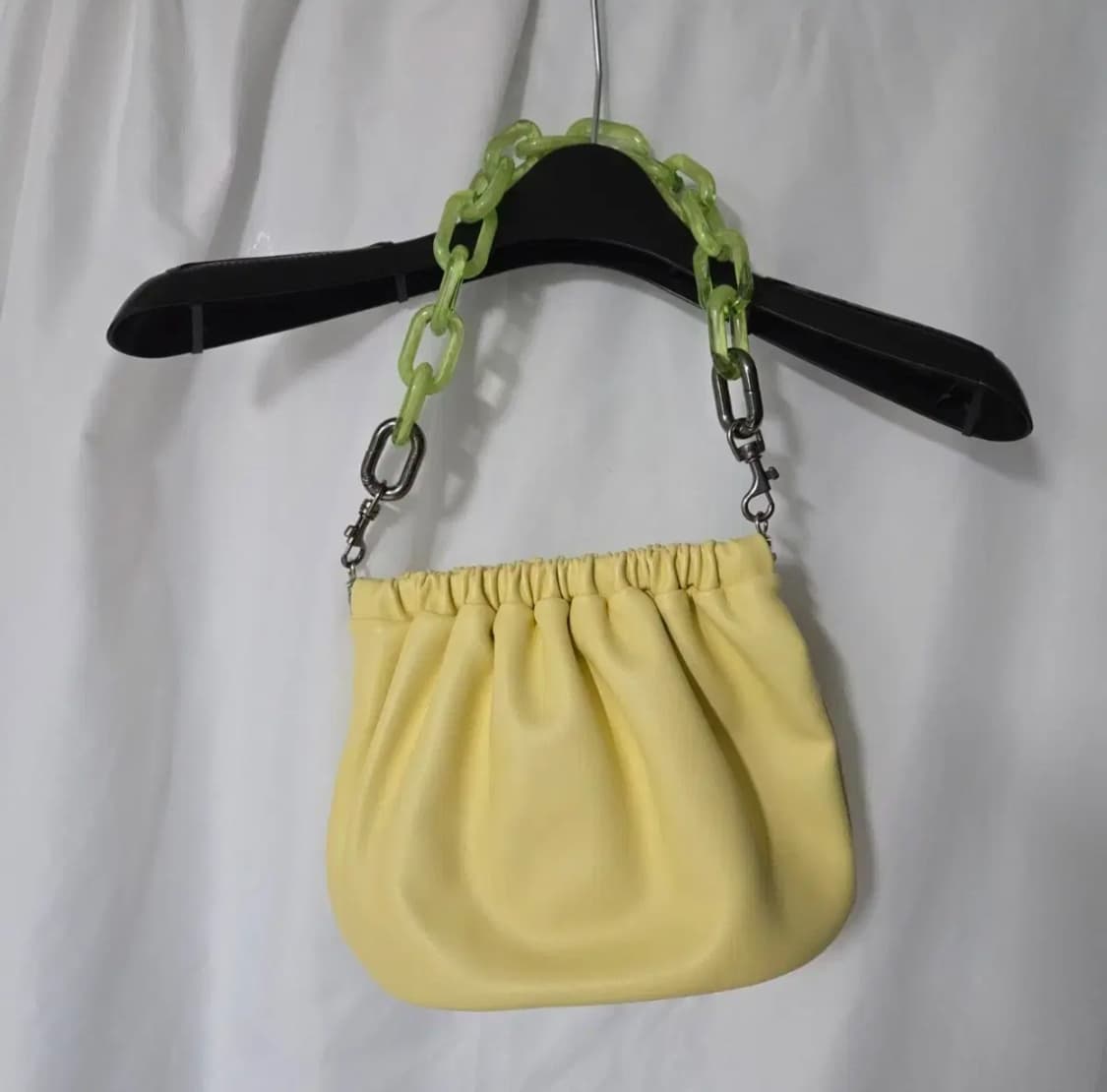 세이모온도 레몬 노란색 숄더백 가방 체인 상품이미지6