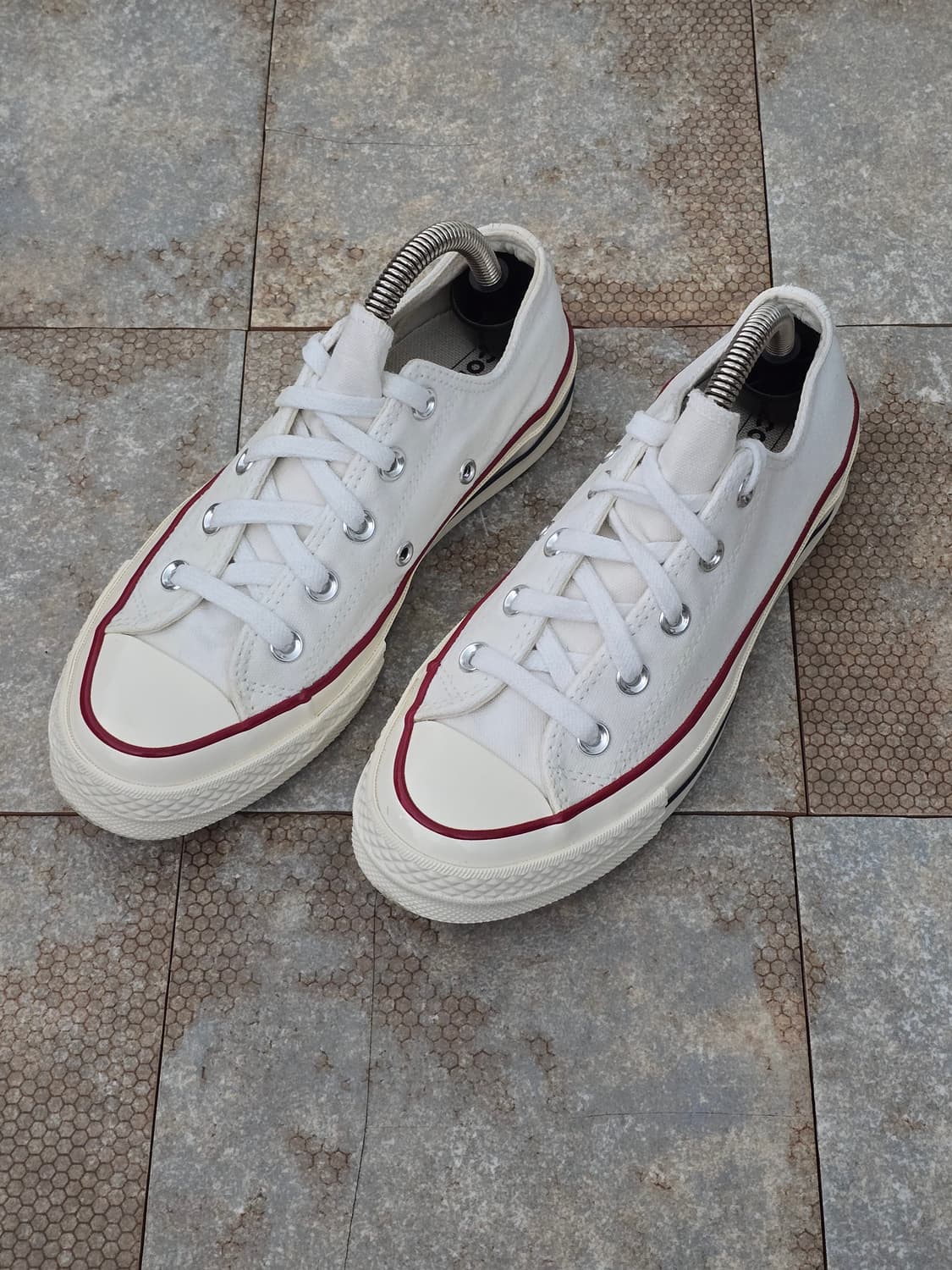 (225)컨버스 척 70 빈티지 캔버스 화이트 로우 상품이미지1