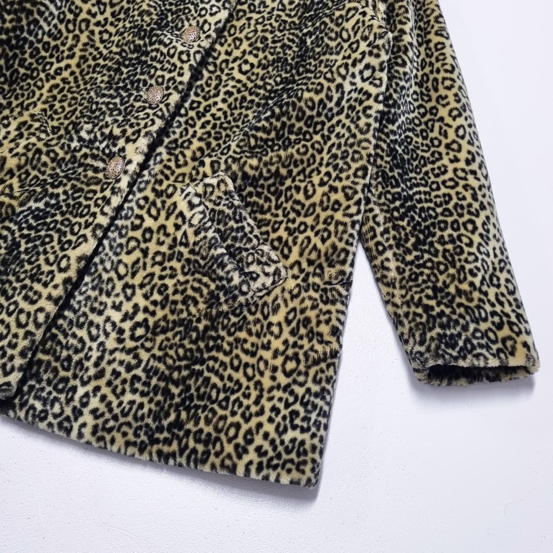 90S Agnes b. 레오파드 퍼코트 - 1 상품이미지7