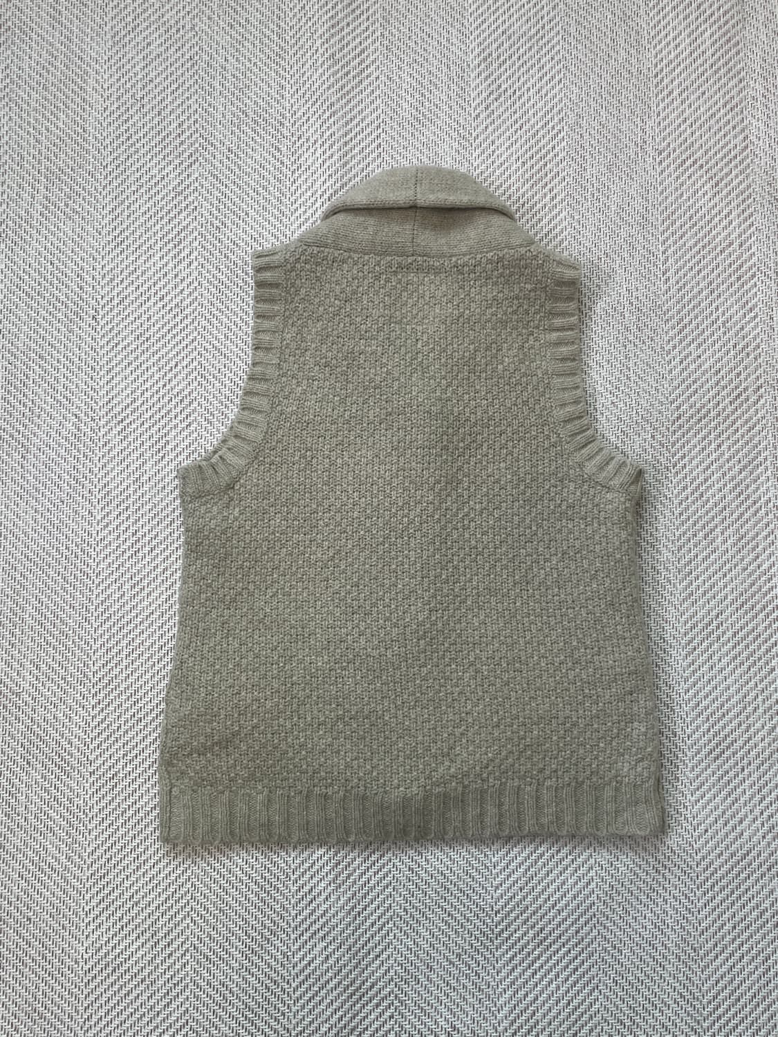 빈티지 베이지 케이블 니트 베스트  J04131 상품이미지5