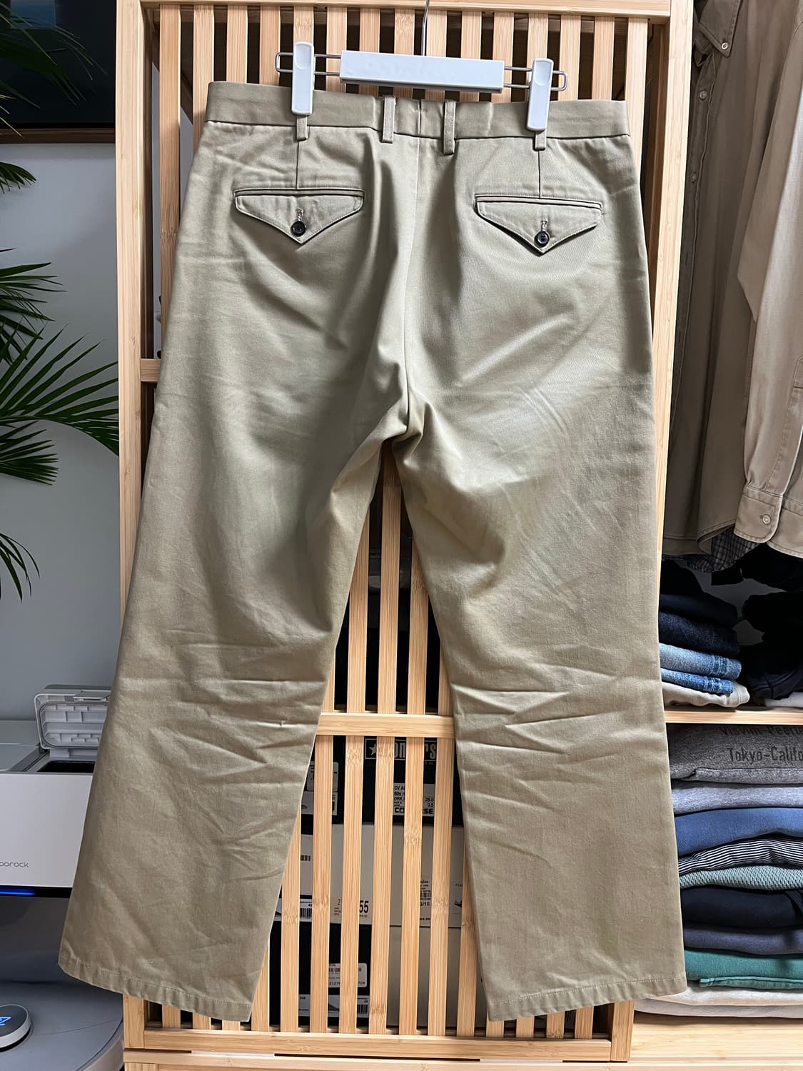 블랙아웃 코튼 트윌 치노 팬츠 상품이미지4