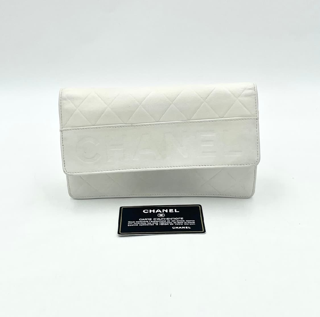 [정품/10번대] 샤넬 WOC 화이트 빈티지 상품이미지4