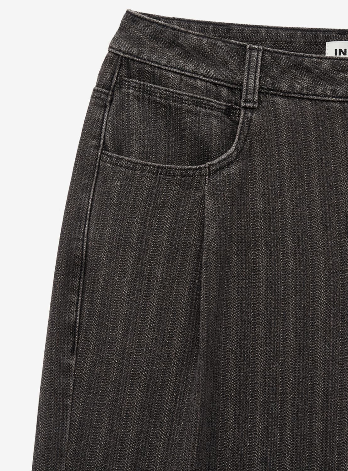 인사일런스 스트라이프 서페이스 데님 팬츠 상품이미지4