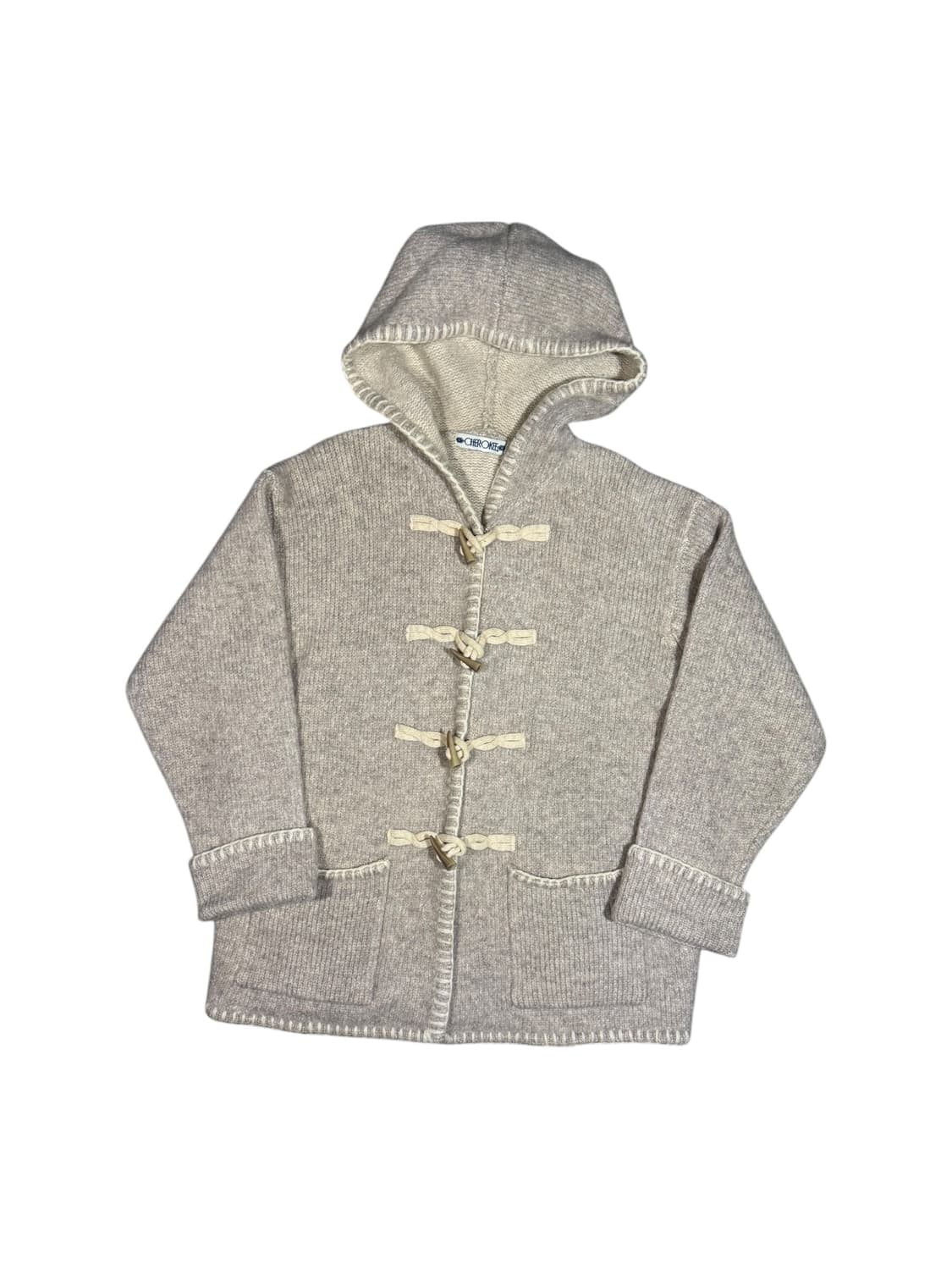 Vintage 빈티지 더플 후드 니트 상품이미지1