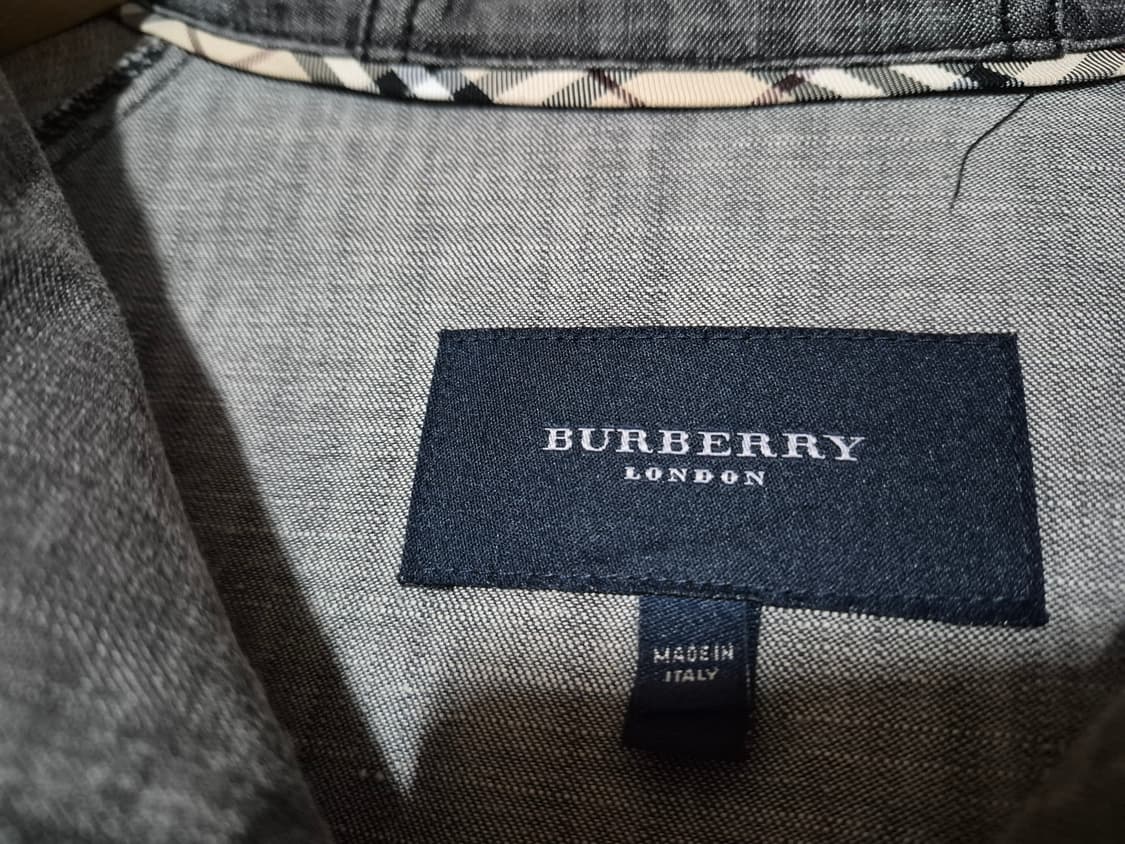 BURBERRY 버버리 데님 후드 하프집업 uk14(우리100) 상품이미지8