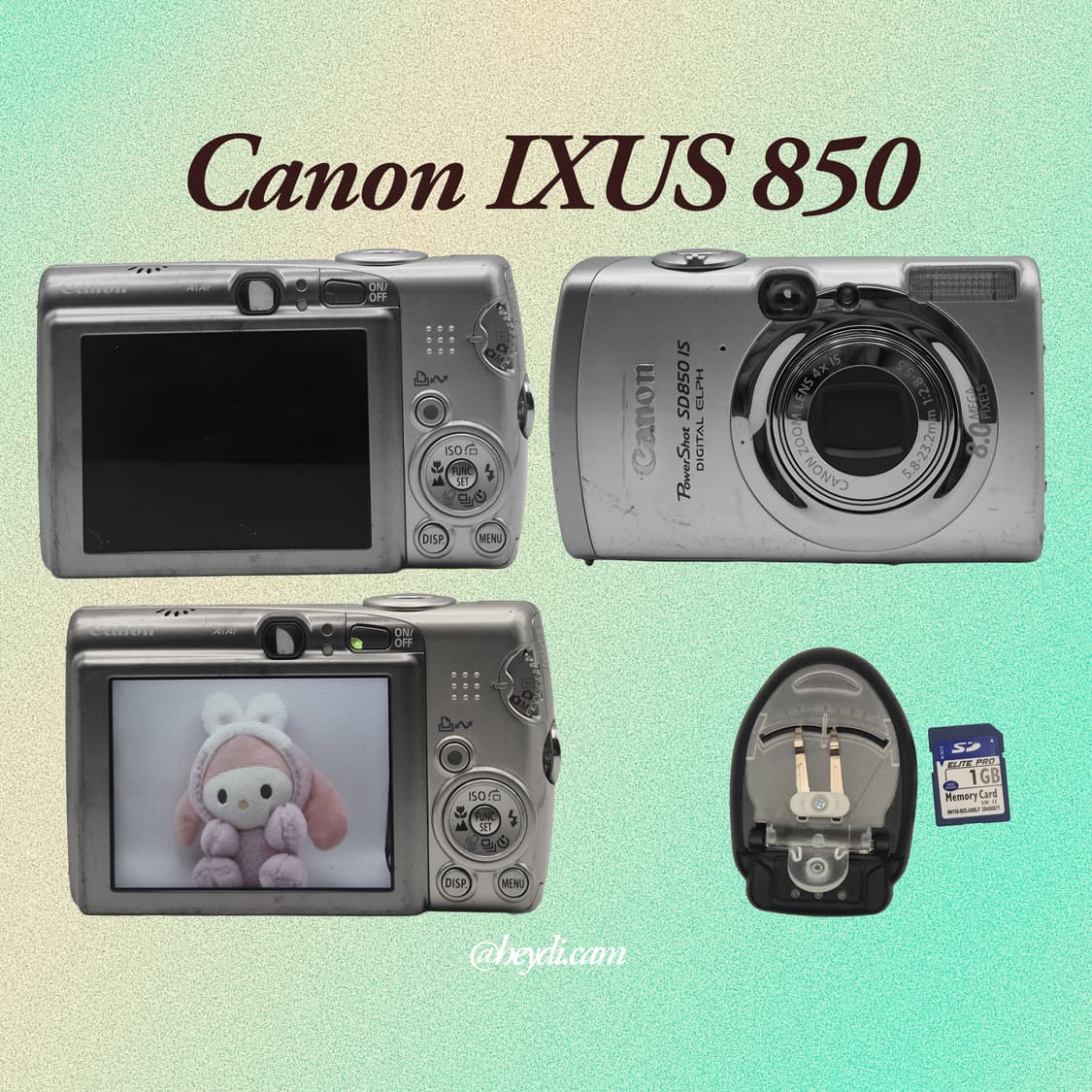 (NCT 재민,니쥬 아야카) 캐논 ixus850 ixy900is 상품이미지2
