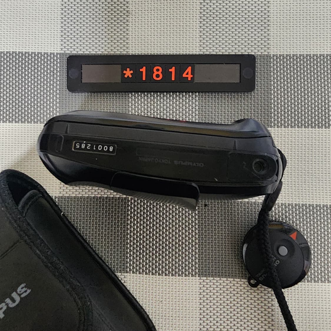 올림푸스 뮤 1 블랙바디 필름카메라 리모컨 파우치포함 상품이미지5