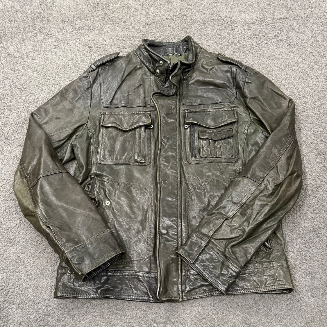 [정품/100] SIEG 지이크 파렌하이트 양가죽자켓 상품이미지2