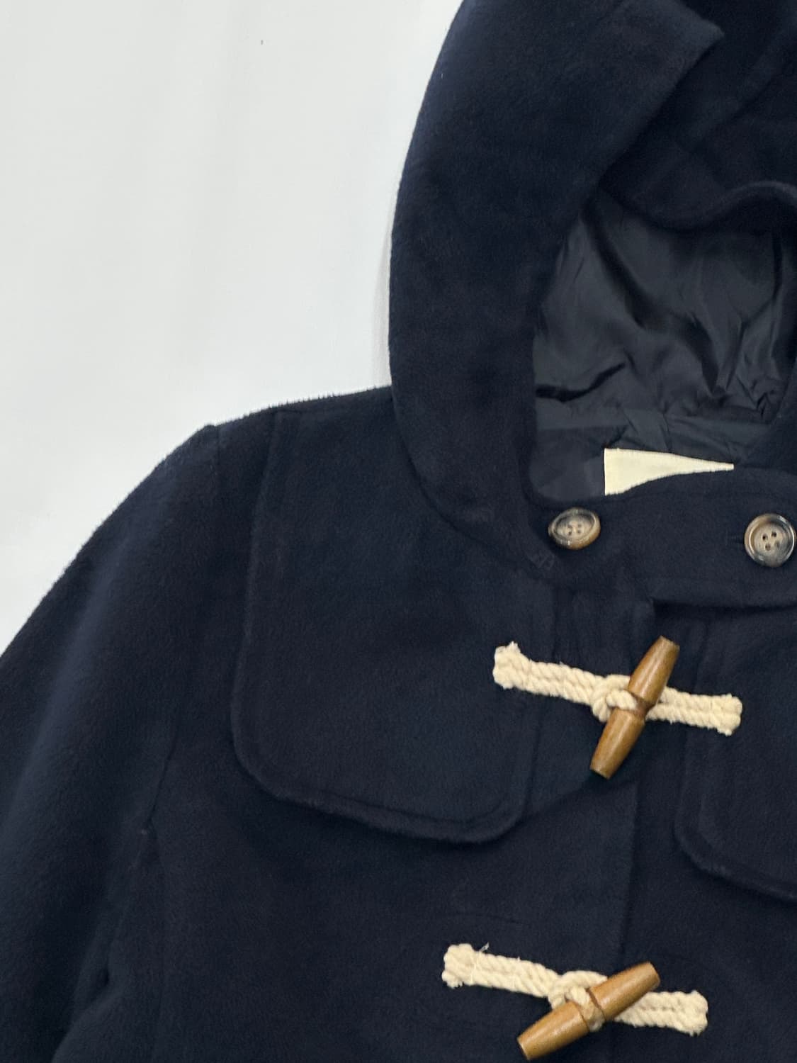 ❄️사와코의 네이비 떡볶이 코트❄️ 떡코 데일리 베이직 그런지 너닿 상품이미지4