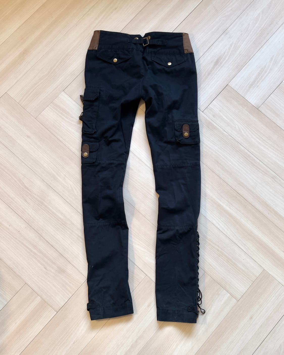 [Ralph Lauren] Leather-Trim Corset Cargo 상품이미지5