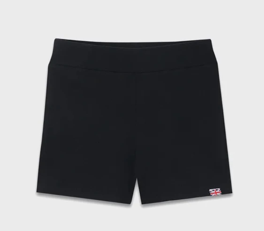 미치코런던 골지 쇼츠 블랙 상품이미지1