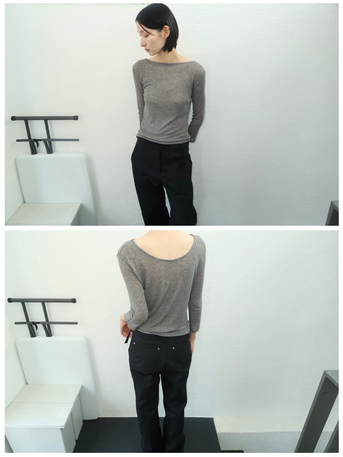 (murow) FAYE 8/10 SLEEVE TEE 상품이미지3