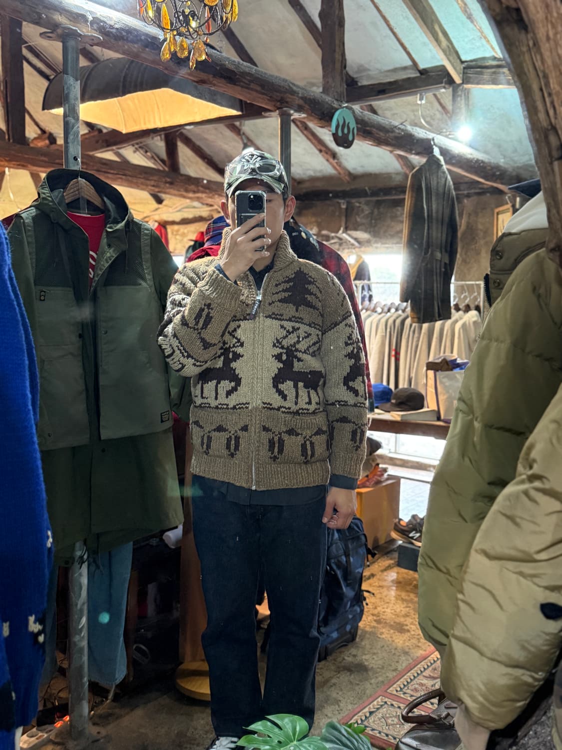 카나타 KANATA 코위찬 울 니트 재킷 상품이미지3