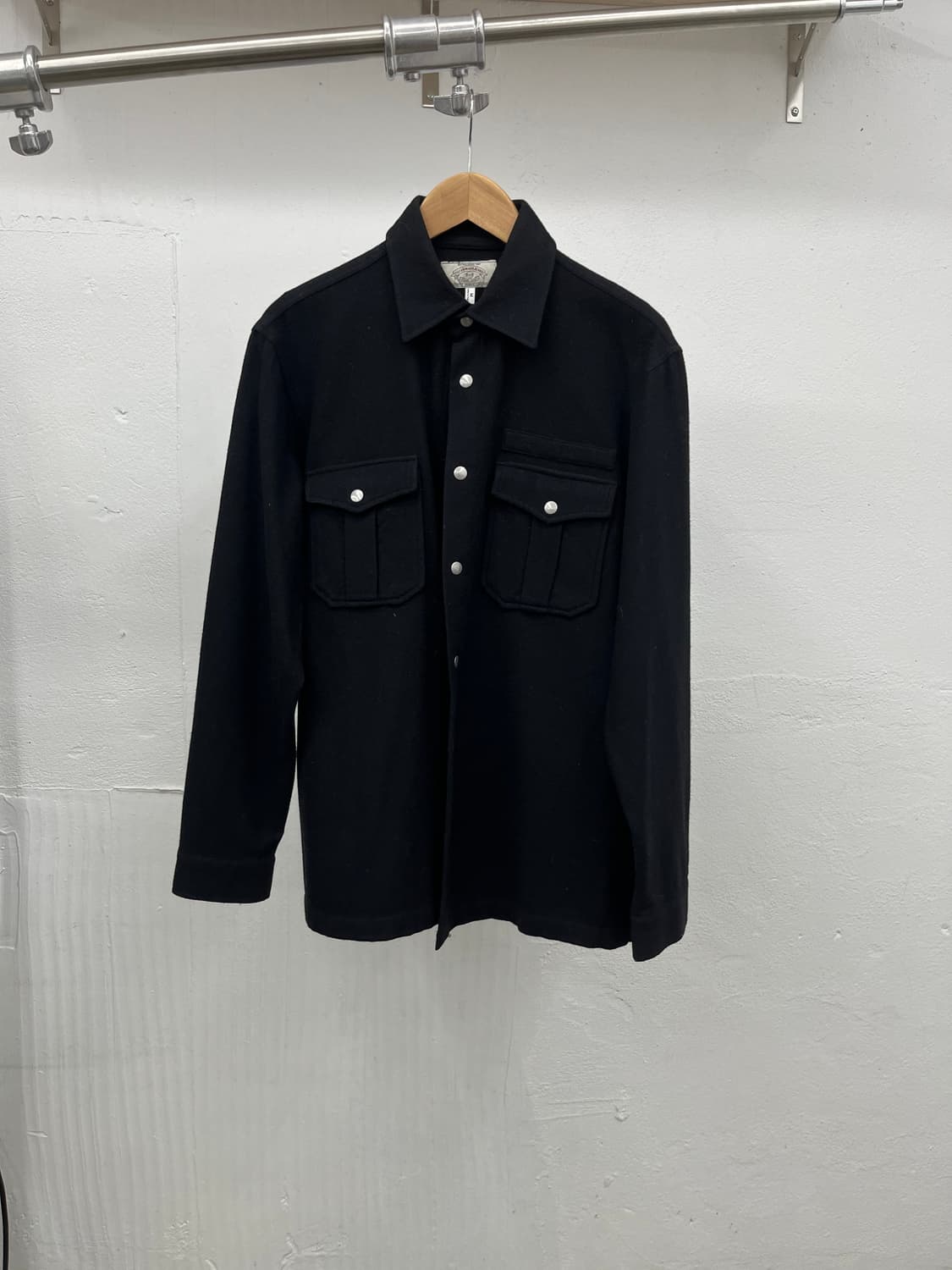 L) ARMARNI EXCAHNGE WOOL SHIRT 상품이미지1