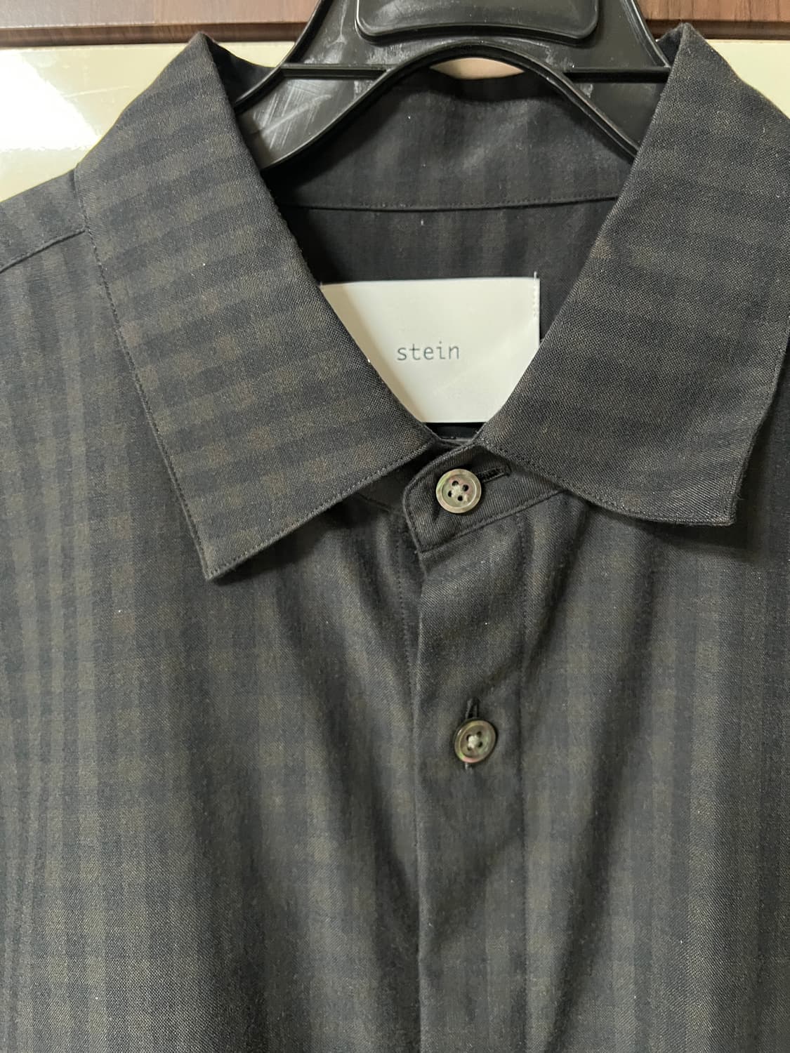 슈타인 24ss 오버사이즈 다운 팻 셔츠 상품이미지2