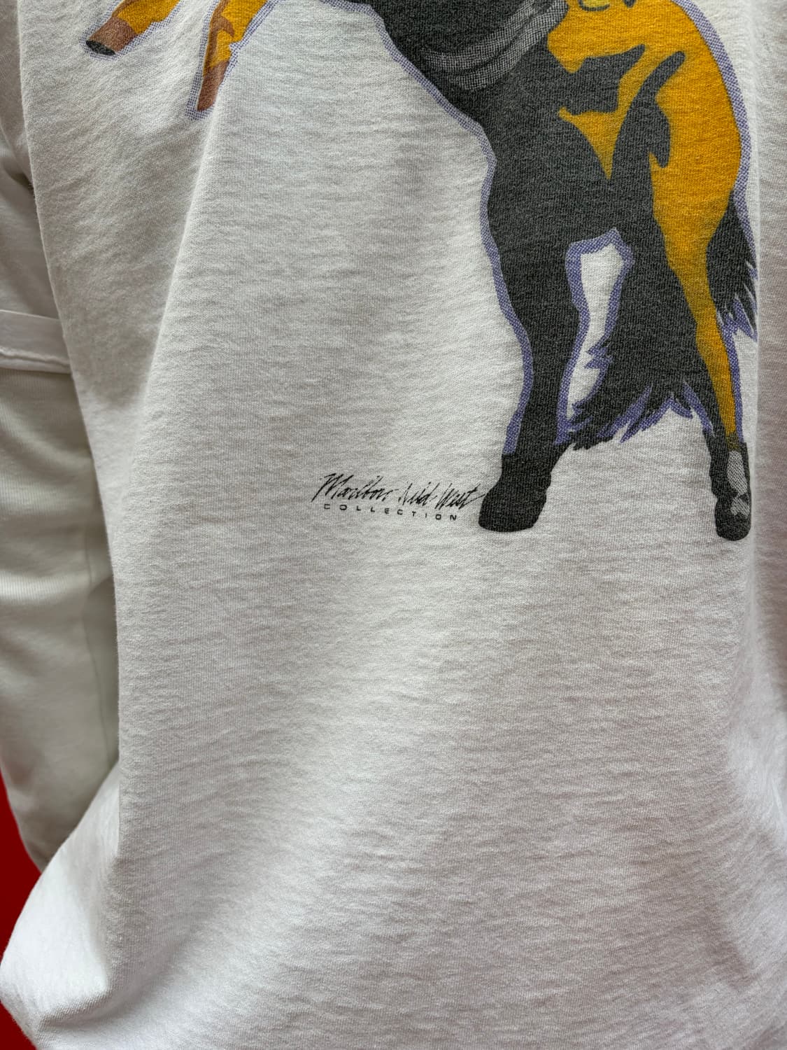90‘s Marlboro Wild West cowboy T-shirt 상품이미지4
