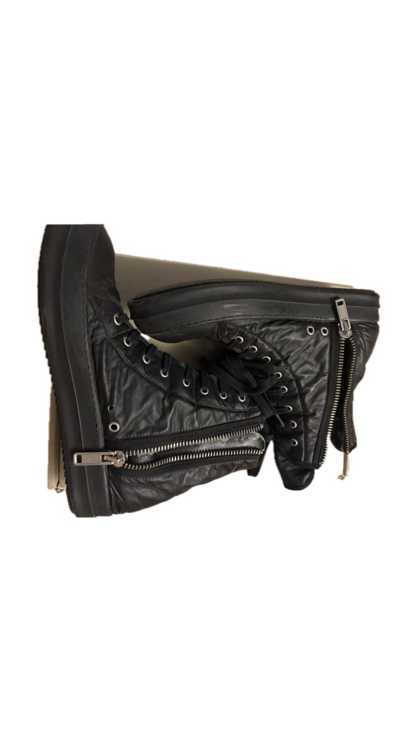 Rick Owens Ramones high Triple Black 상품이미지5
