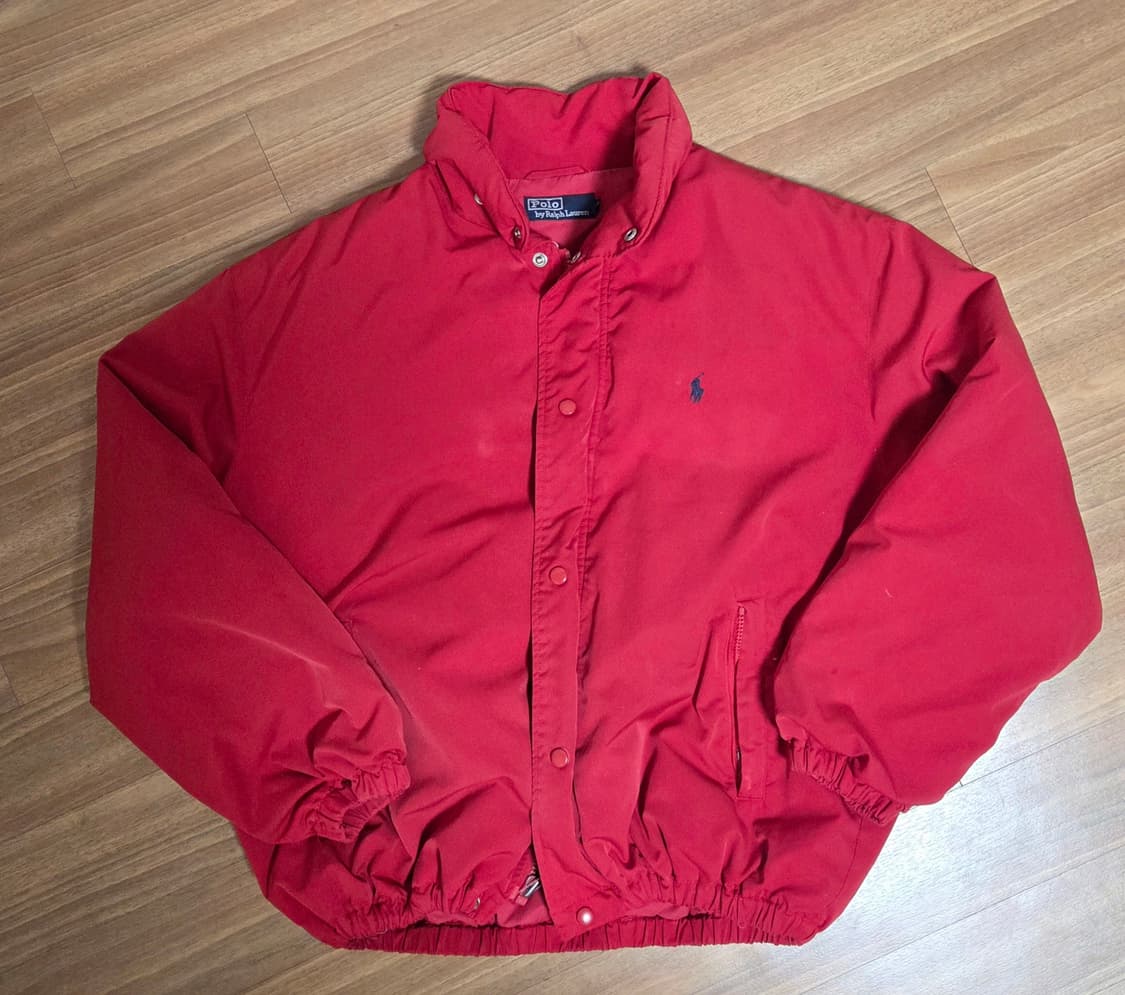 폴로 랄프로렌 레드 덕다운 봄버 자켓 상품이미지1