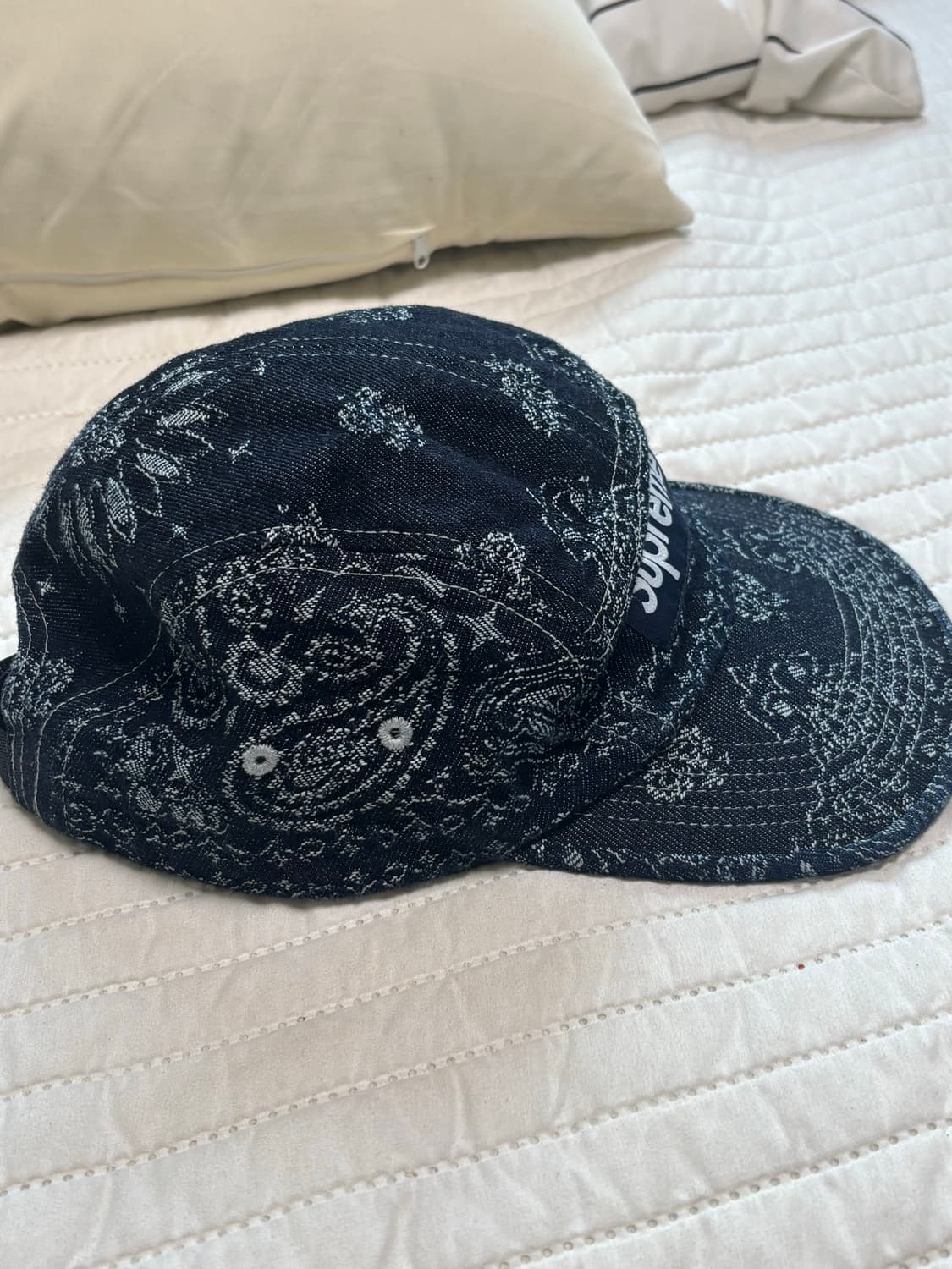 슈프림 반다나 자카드 데님 캠프캡 25ss 상품이미지4