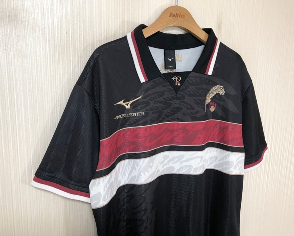 미즈노X오버더피치 콜라보 모렐리아 40주년기념 풋볼져지 L 상품이미지5