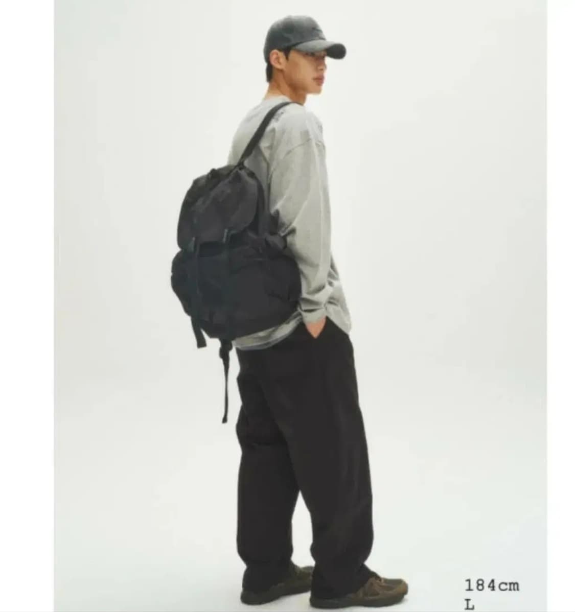 KANETE 검정색  백팩L사이즈 상품이미지5