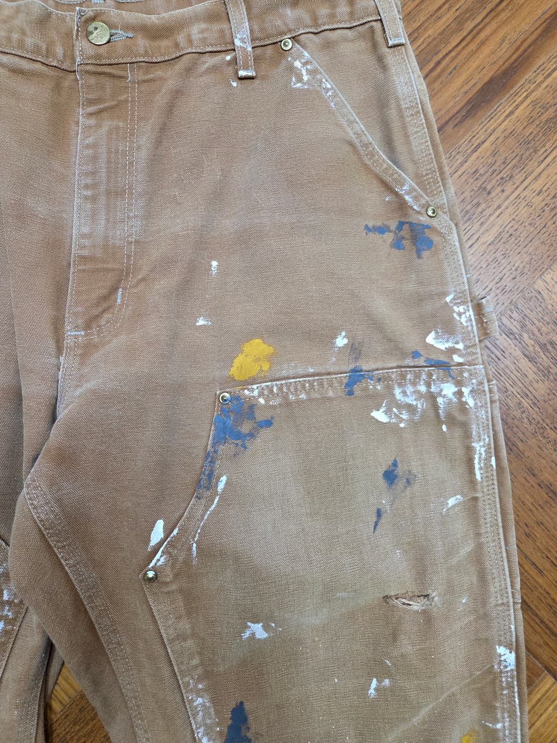 칼하트 페인트 워크웨어 더블니 카펜터 팬츠 상품이미지2