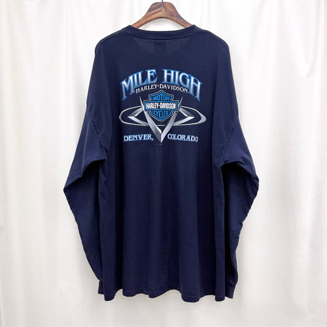 할리데이비슨 빈티지 라이트닝 롱슬리브 상품이미지6