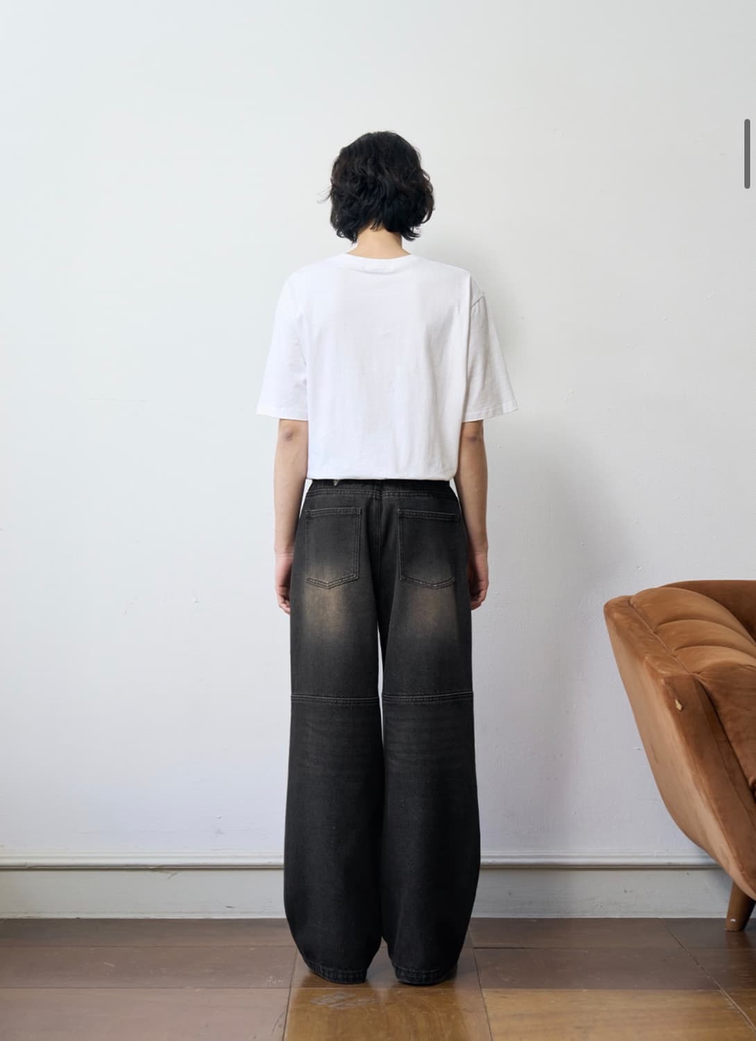 (XL) 아워데이즈 빈티지 프론트 포켓 카고 데님 팬츠 BLACK 상품이미지7