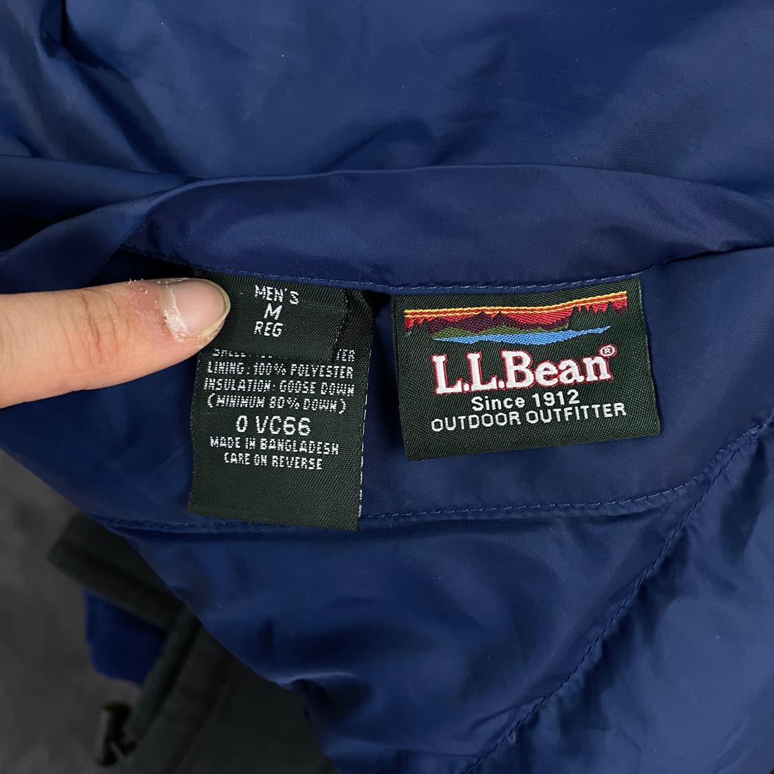 [M]00s L.L Bean 구스 다운 리버시블 패딩 베스트 조끼 상품이미지7