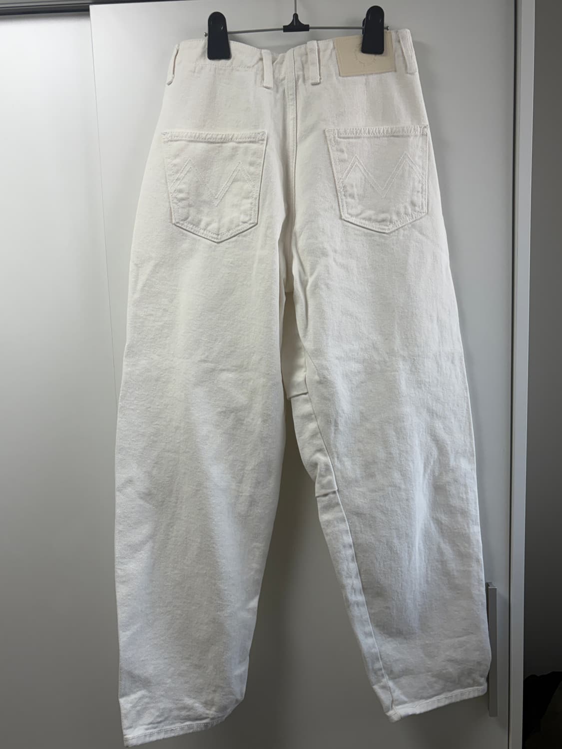 마뗑킴 화이트 코튼 팬츠 상품이미지3