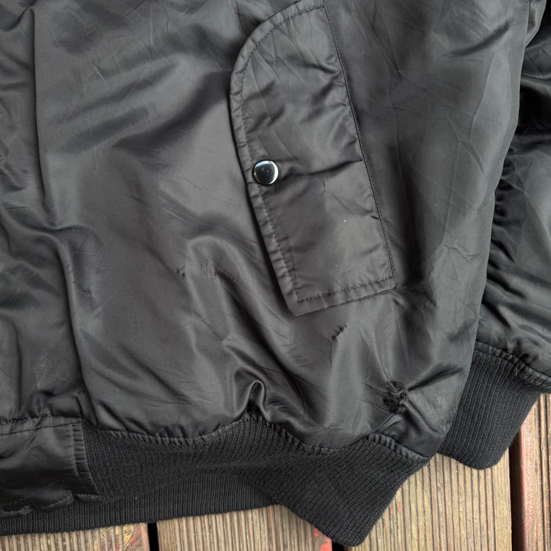 빈티지 cwu 항공점퍼 블랙 상품이미지5