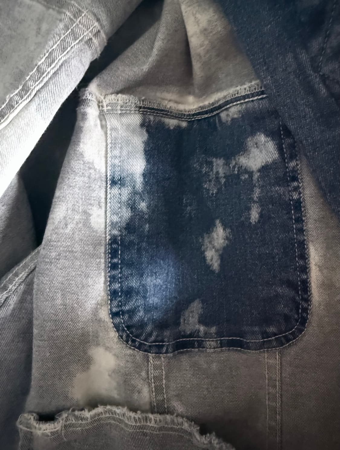 선데이오프클럽 블리치드 데님자켓 상품이미지5