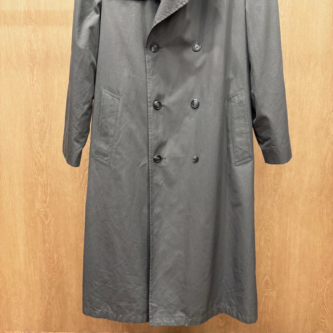 크리스찬 디올 트렌치 코트 더블 브레스트 견장 디테일 레귤러핏 상품이미지5