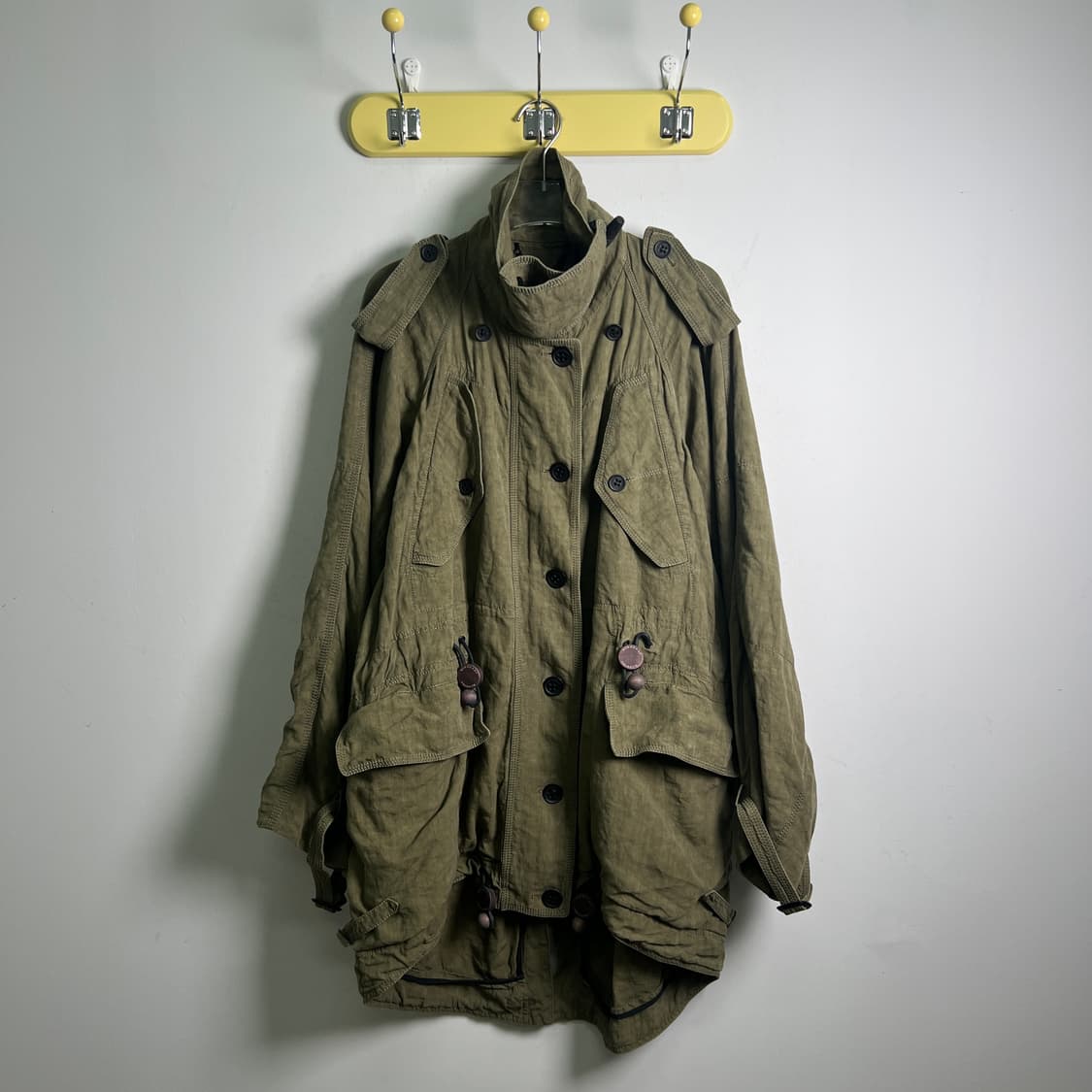 버버리 프로섬 카키 밀리터리 린넨 야상 상품이미지1