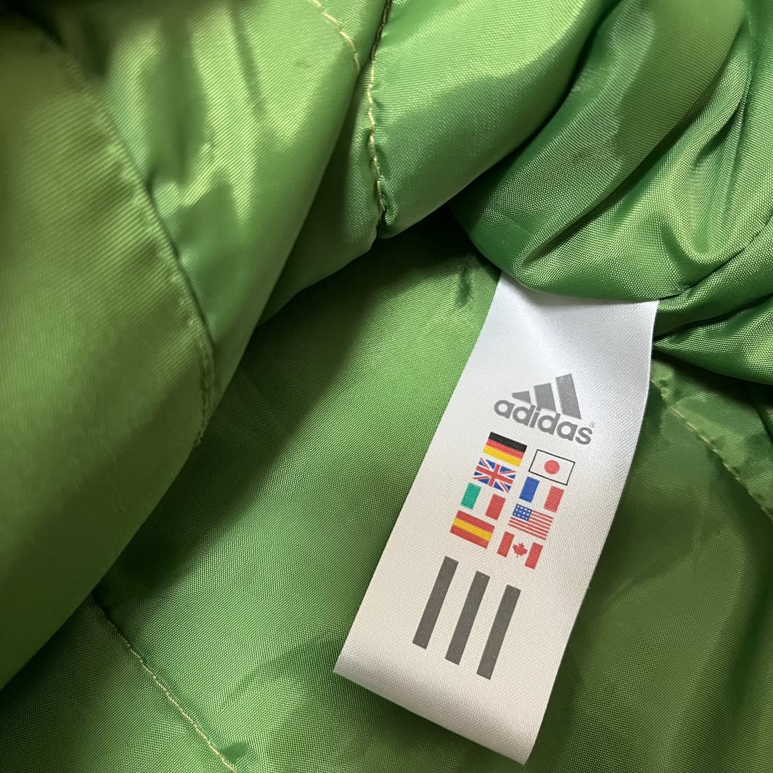 아디다스 올드스쿨 사이드라인 바람막이 후드 패딩 점퍼 L(100) 상품이미지6