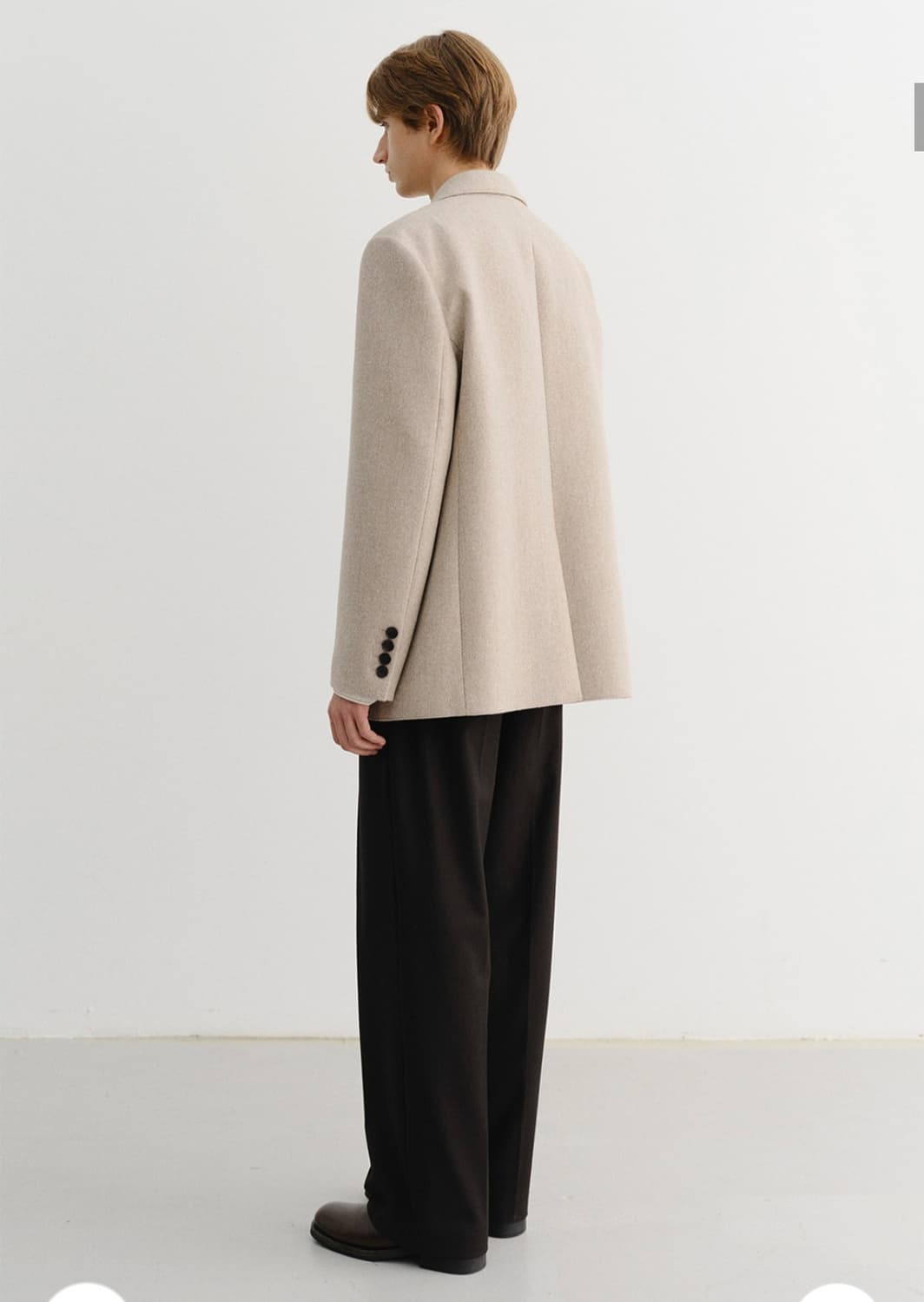 던스트 3버튼 캐시미어 자켓 상품이미지3