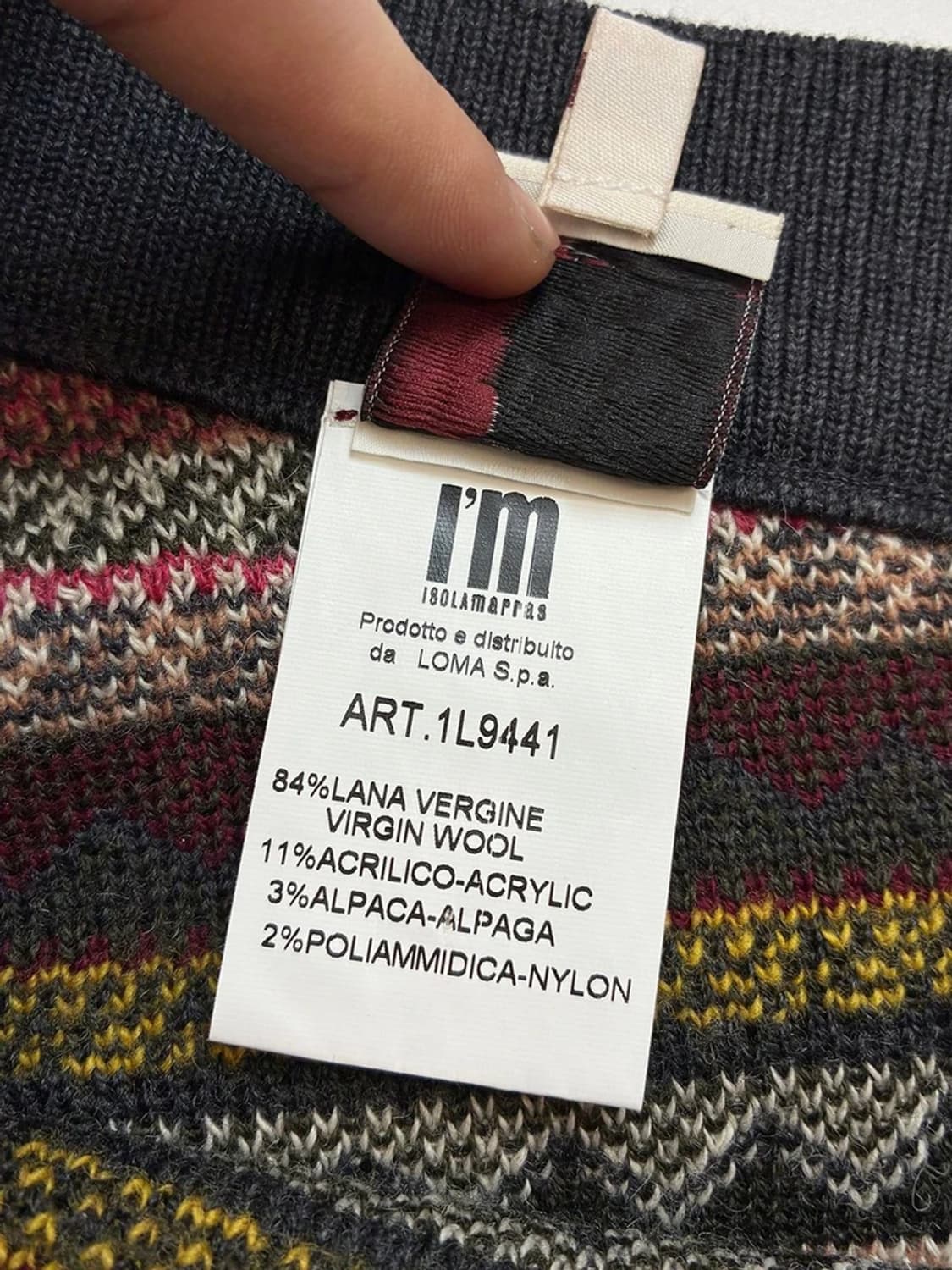 Isola Marras 알파카 버진 울 스커트 PN5679 상품이미지8