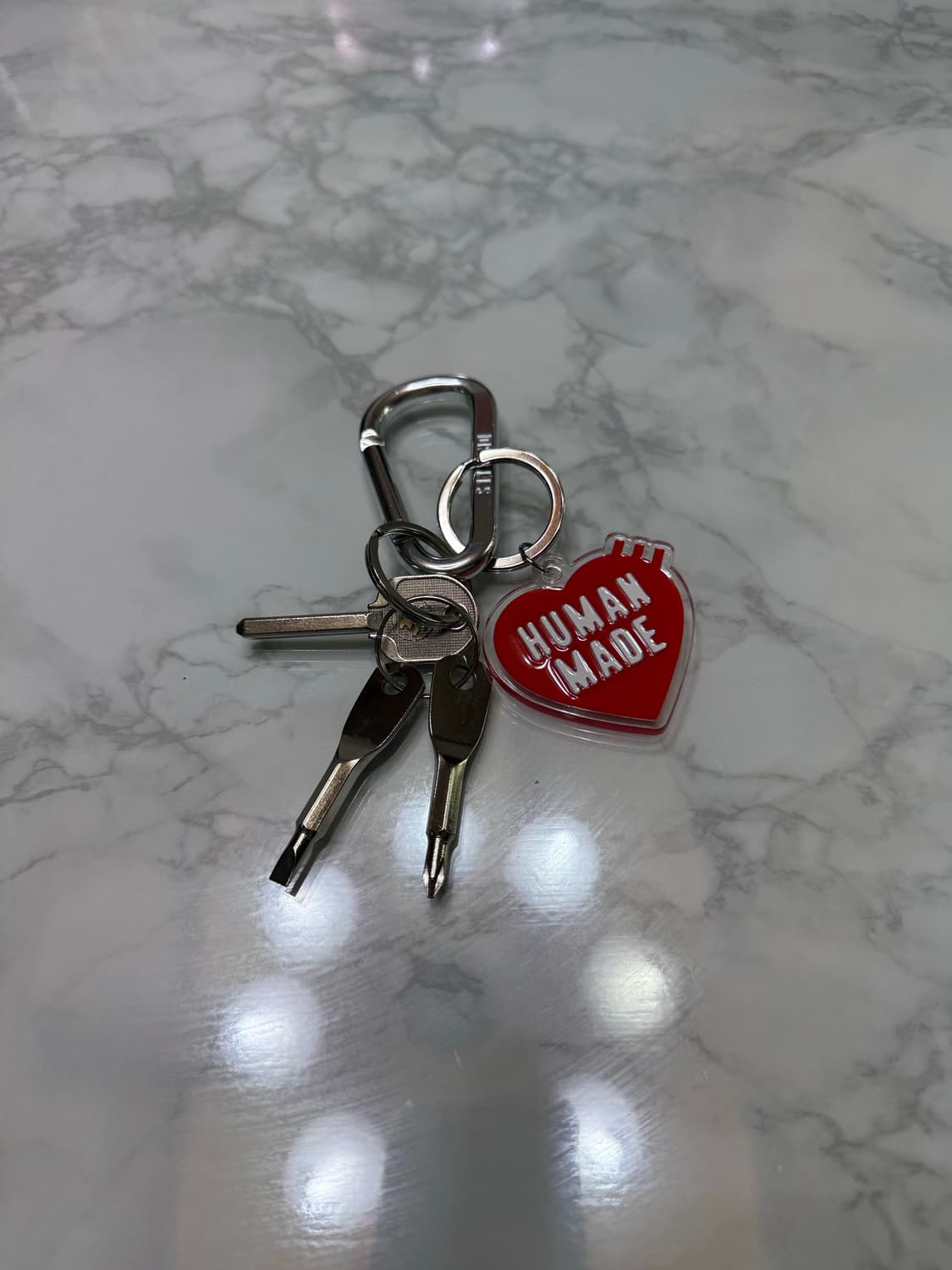 휴먼메이드 하트 키링, 카라비너 상품이미지1