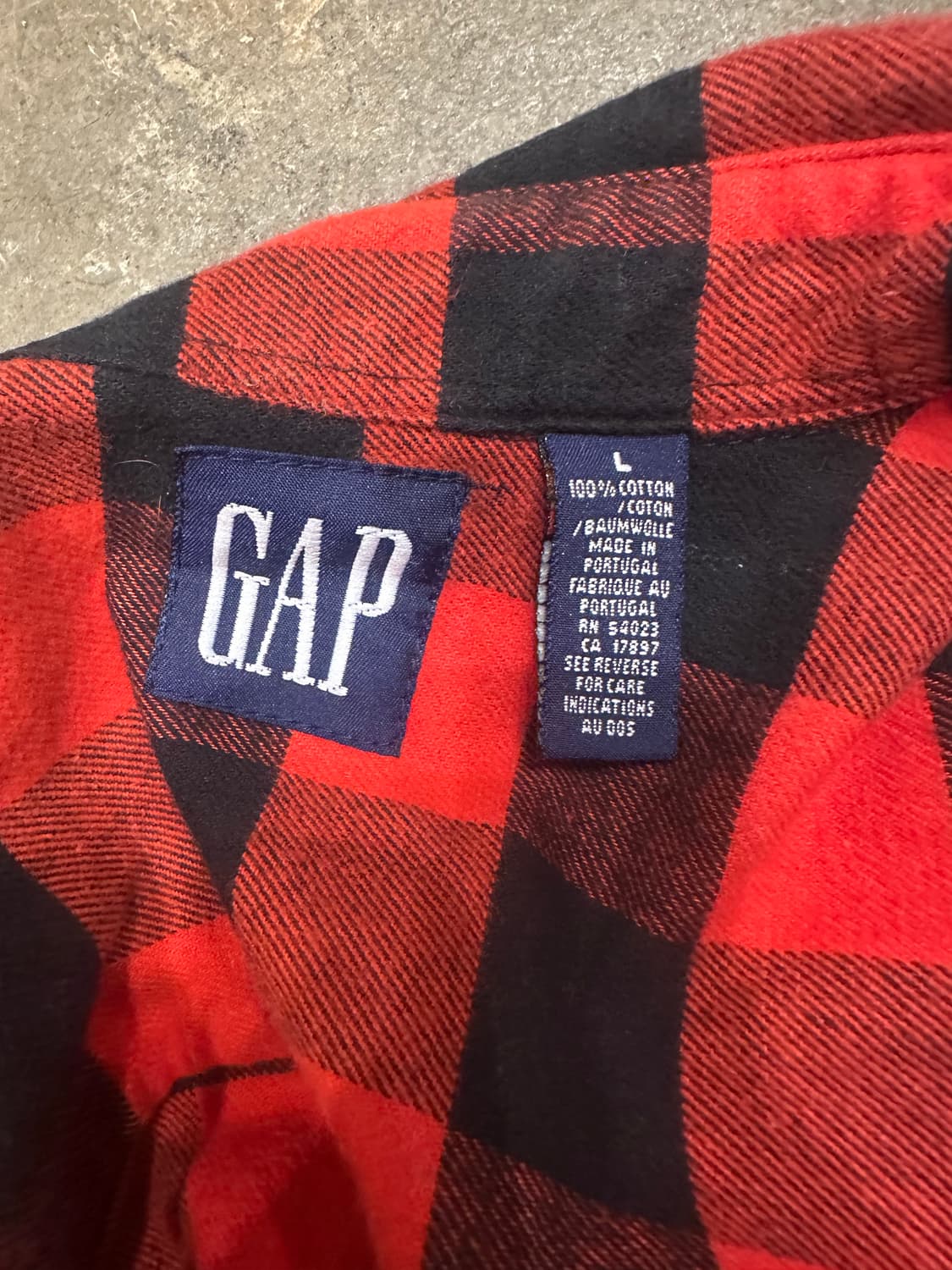 Old gap 플란넬 셔츠  상품이미지3