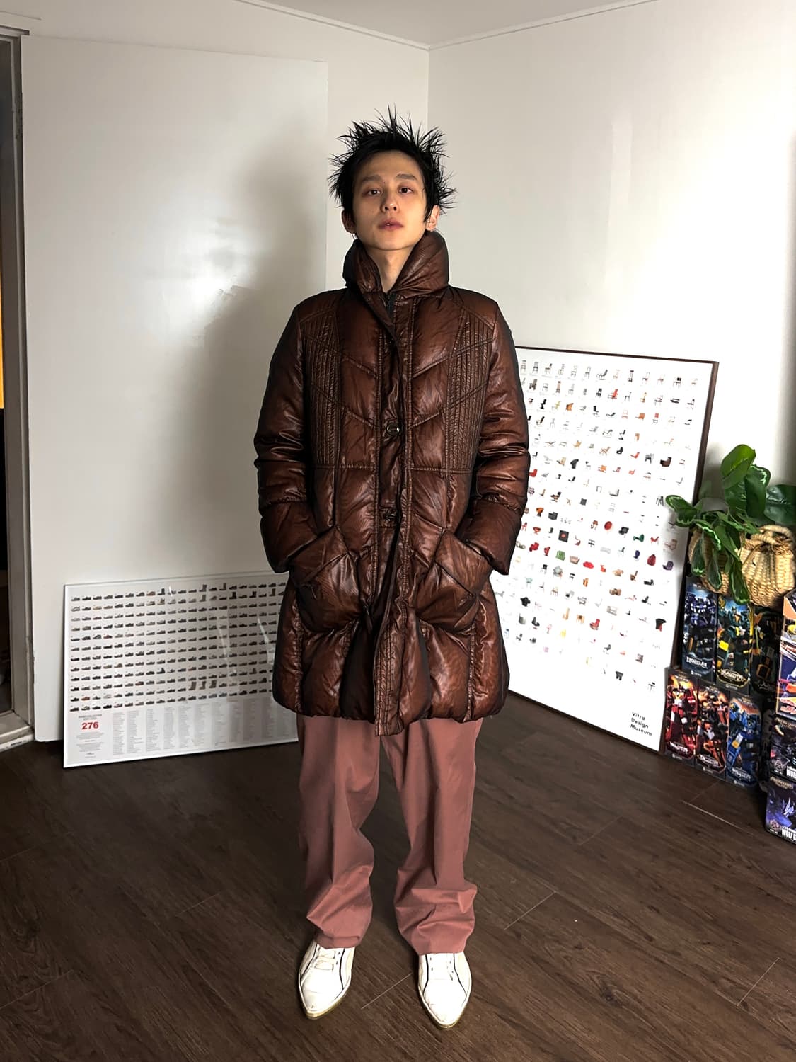 볼류밍 & 페이드 롱 푸퍼 자켓 상품이미지3