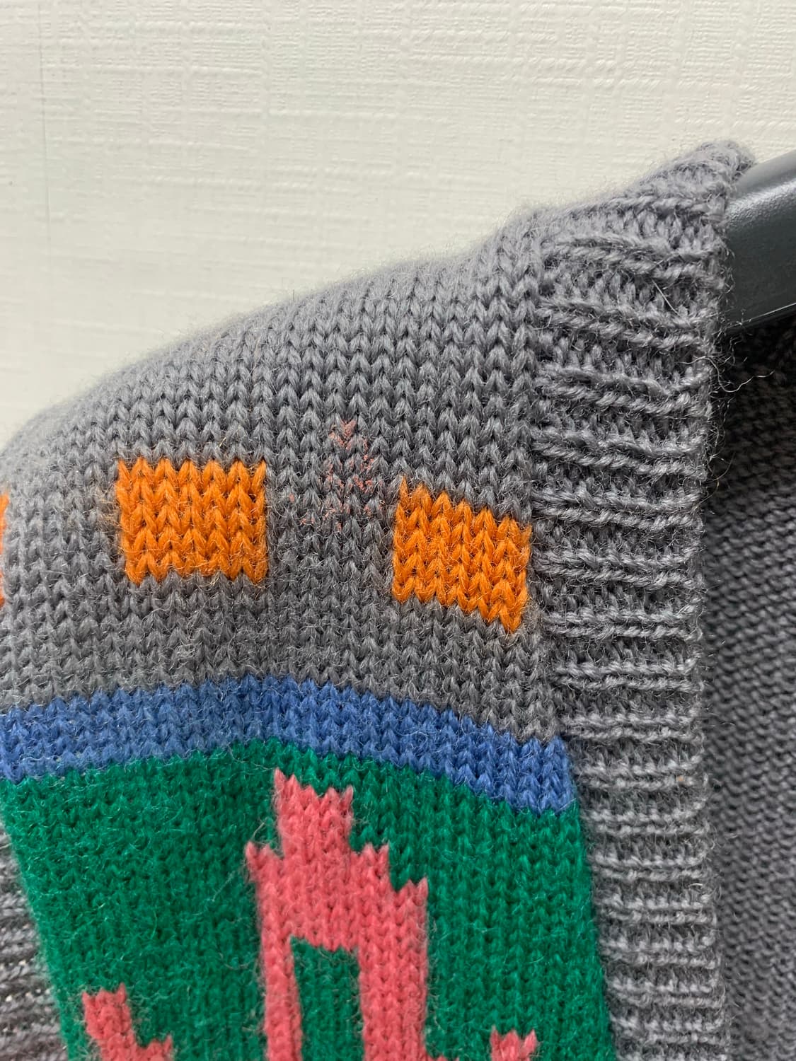 빈티지 울 니트 베스트 상품이미지4