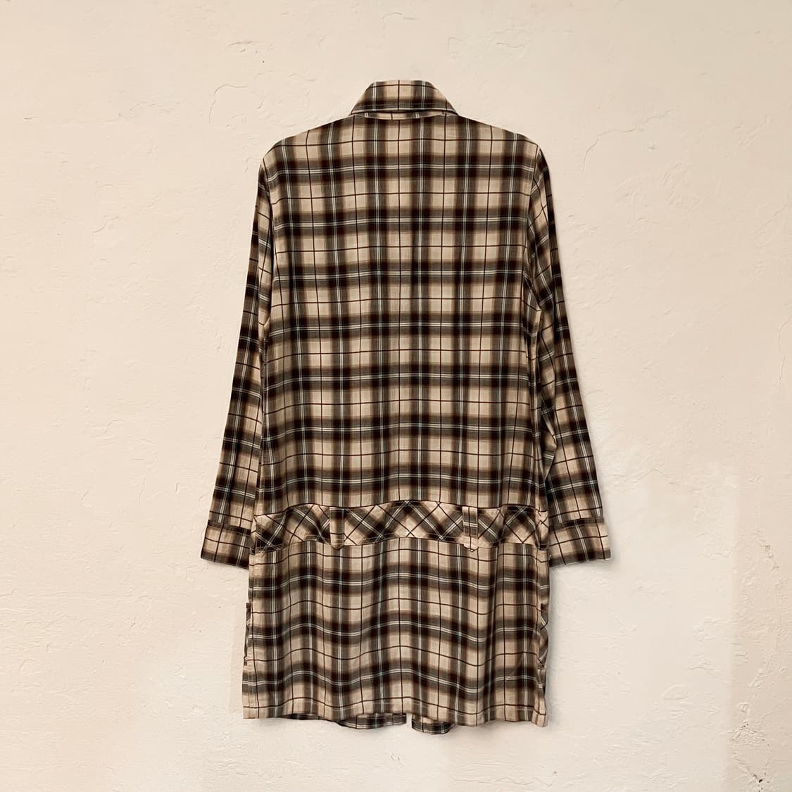 코튼체크셔츠원피스 / Women L 상품이미지4