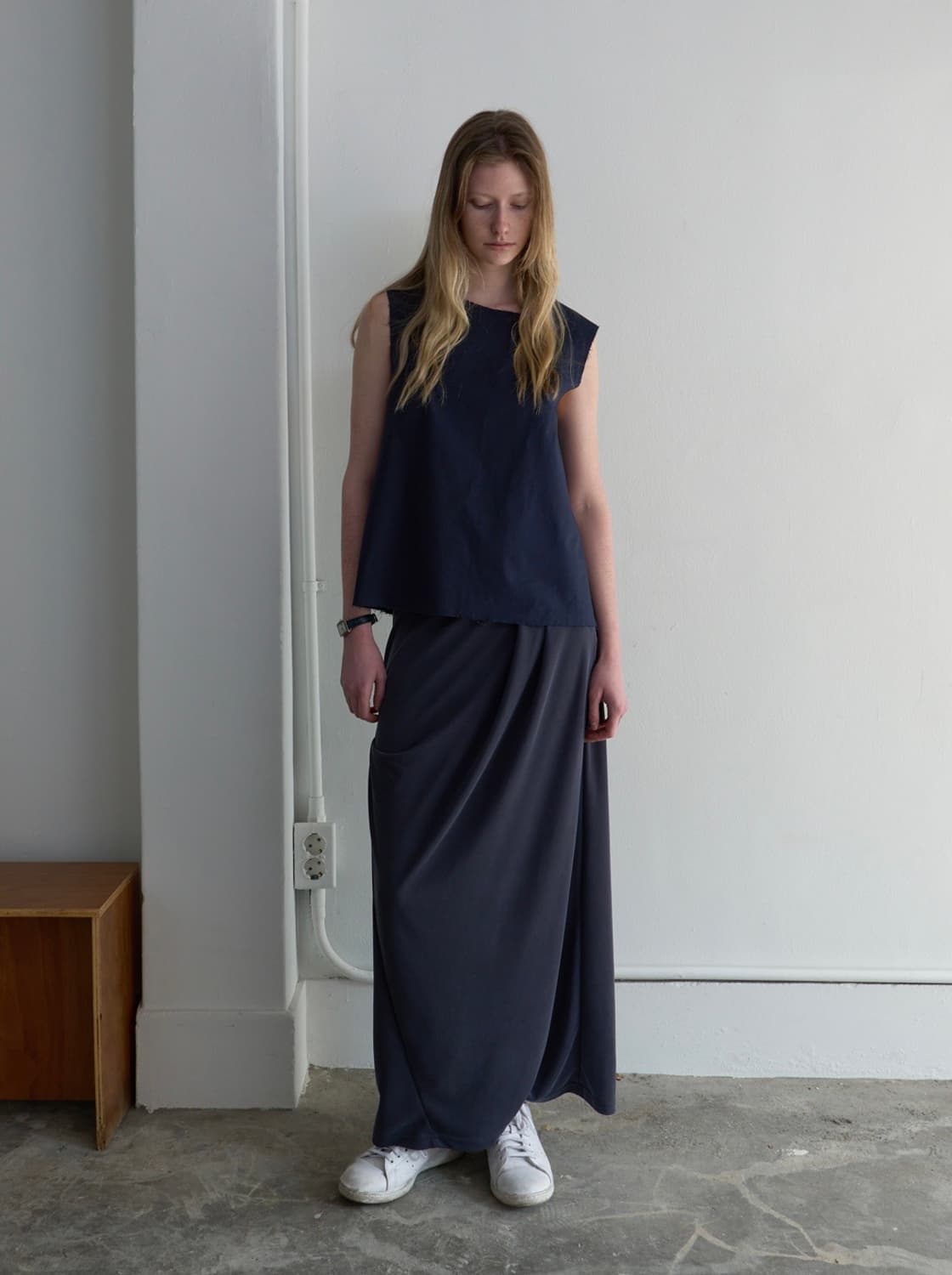 파이카 Drape maxi skirt 상품이미지4